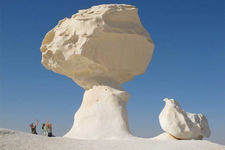 Une journée du désert blanc