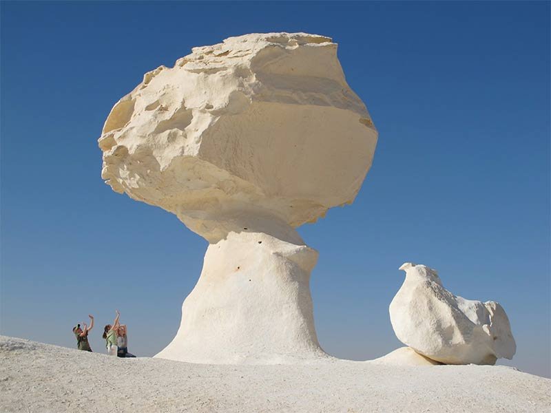 Une journée du désert blanc depuis le Caire